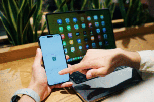 phone replacing laptop